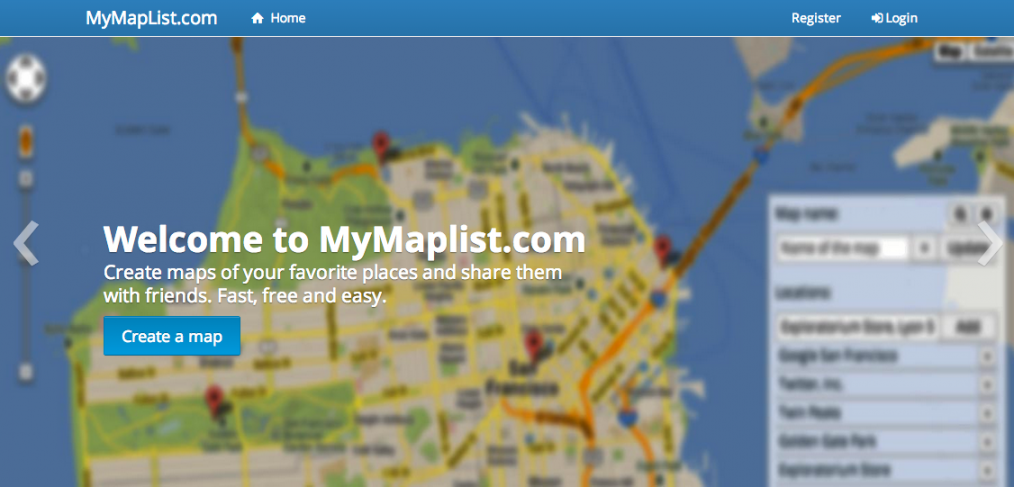 Announcing a new app built with Laravel - MyMaplist.com  