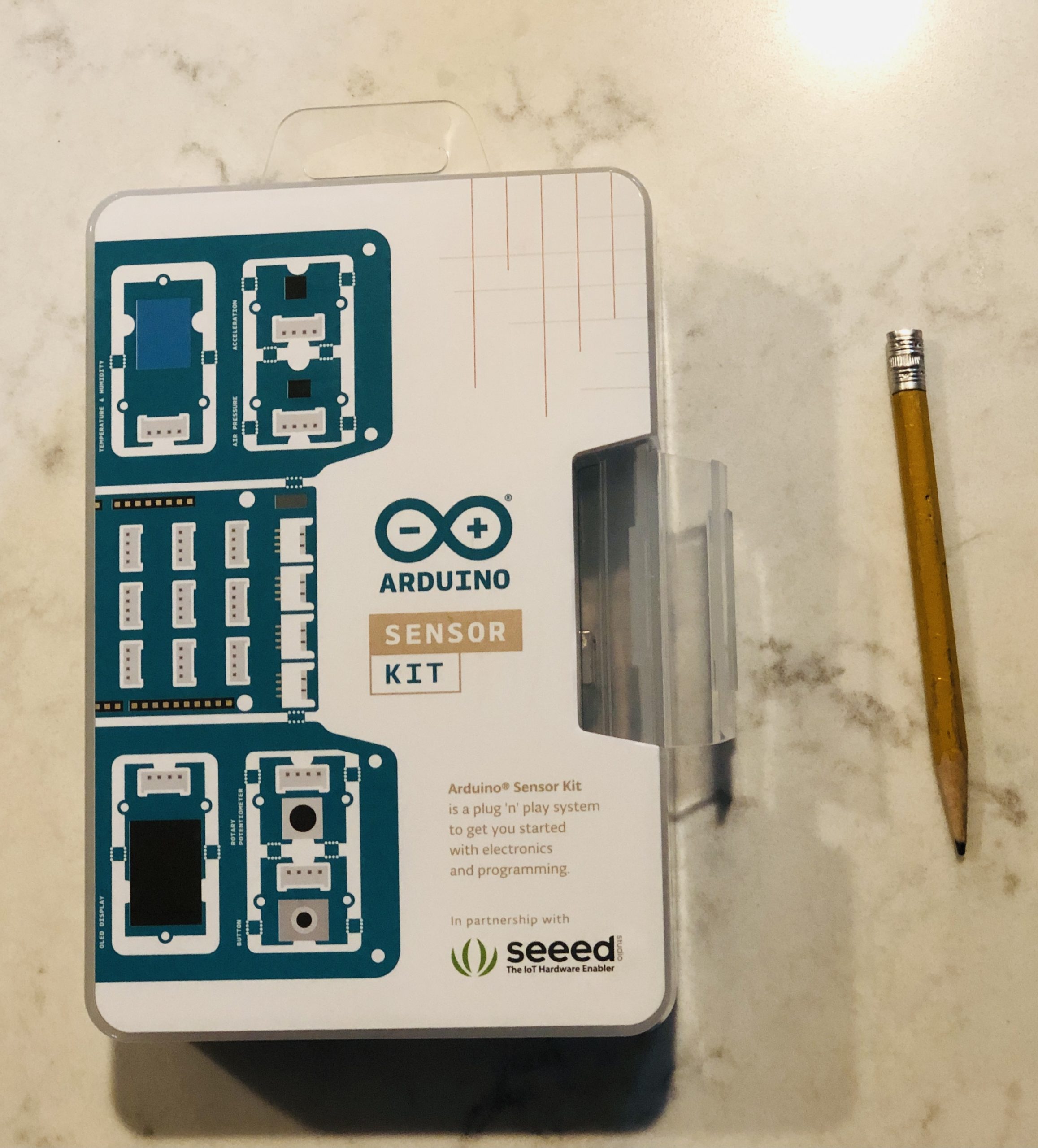 The box of Arduino Sensor Kit